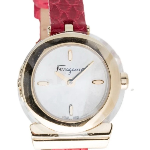 Salvatore Ferragamo Red and Gold Women\'s Watch main image 4